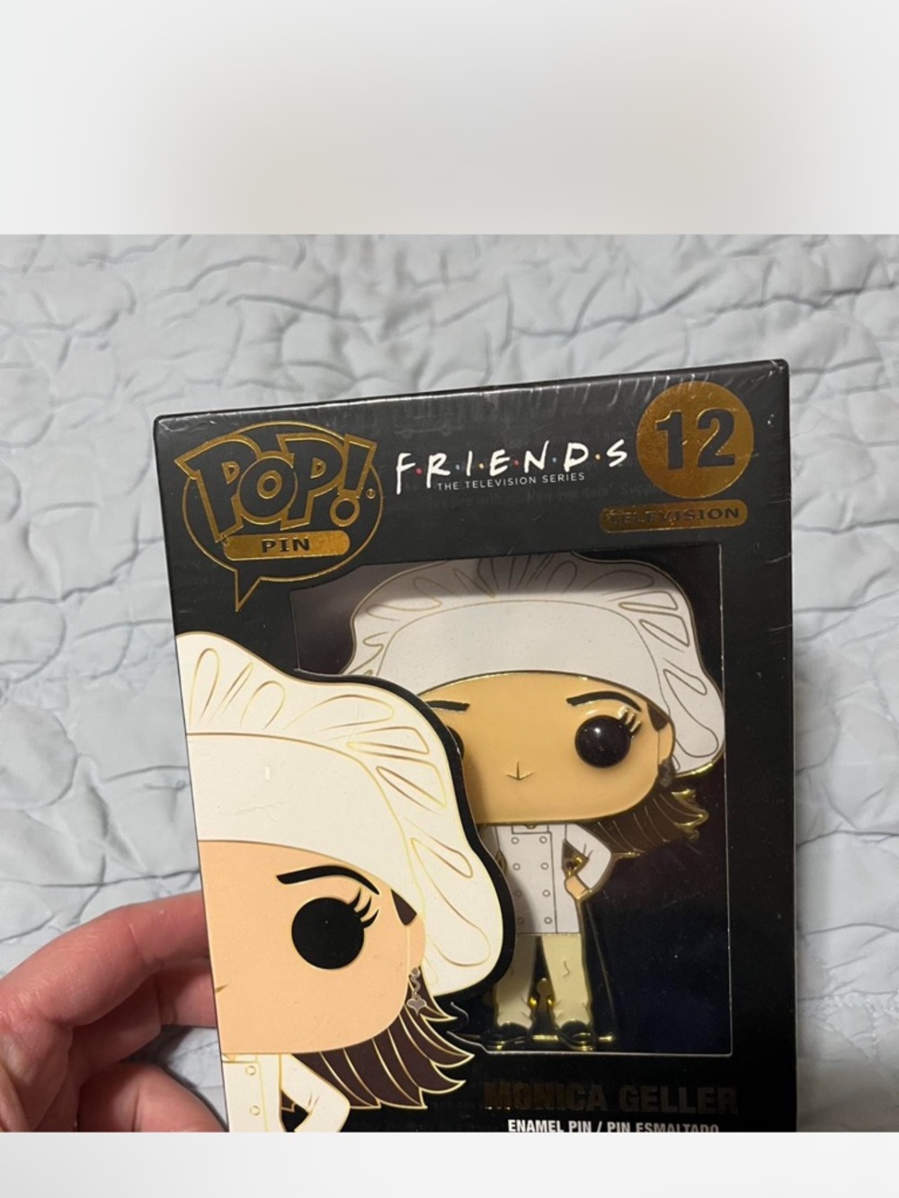 Funko Enamel Pin FRIENDS Monica Geller - Black, Cream, Gold